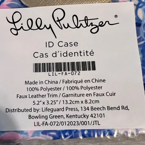 Lilly Pulitzer ID Case in Shade Seekers - Picture 6 of 6